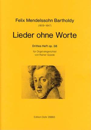 Mendelssohn: Songs without Words Vol.3 op.38