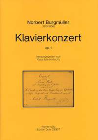 Burgmueller, N: Piano Concerto op. 1