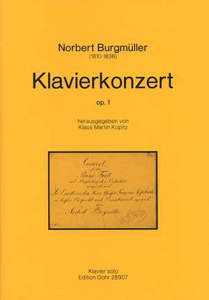 Burgmueller, N: Piano Concerto op. 1