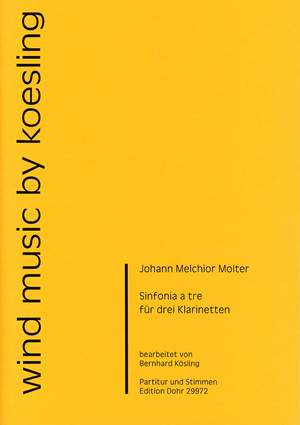 Molter, J M: Sinfonia a tre