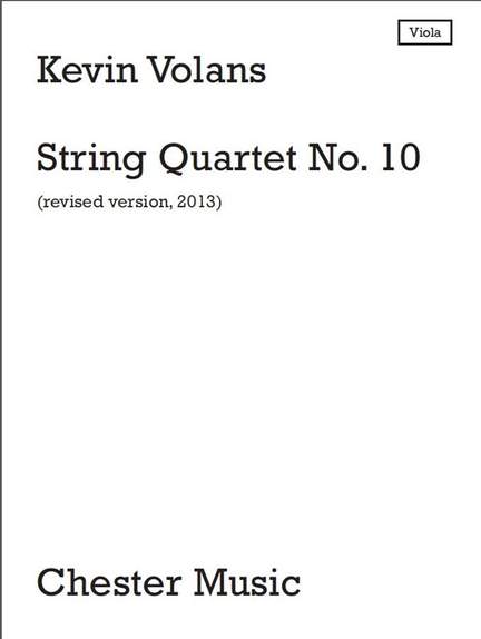 Kevin Volans: String Quartet No.10
