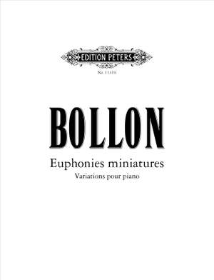 Bollon, F: Euphonies miniatures (Variations pour piano)