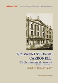 Carbonelli, G S: Twelve Sonate da Camera