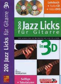 Baumgartner, M: 200 Jazz Licks Für Gitarre