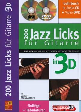 Baumgartner, M: 200 Jazz Licks Für Gitarre