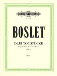 Boslet, L: Three Pieces for Organ Op.25