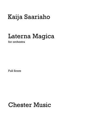 Kaija Saariaho: Laterna Magica for Orchestra (Full Score)