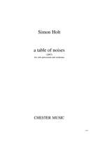 Simon Holt: A Table Of Noises (Full Score) Product Image