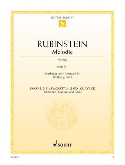 Rubinstejn, G: Melody op. 3/1