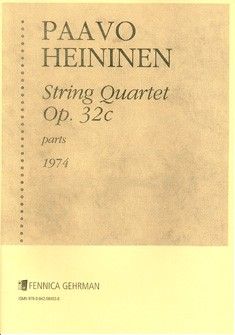 Heininen, P: String Quartet No.1 op. 32c