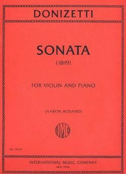 Gaetano Donizetti: Sonata (1819)