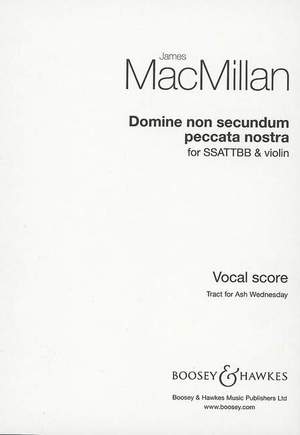 MacMillan, J: Domine non secundum peccata nostra