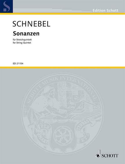 Schnebel, D: Sonanzen