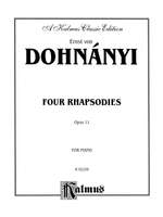 Ernst Von Dohnányi: 4 Rhapsodies, Op. 11 Product Image