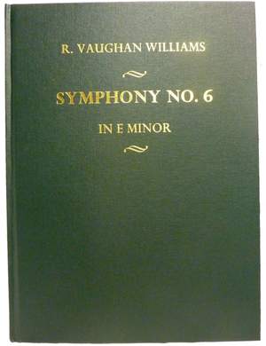 Vaughan Williams, Ralph: Symphony No. 6 in E minor