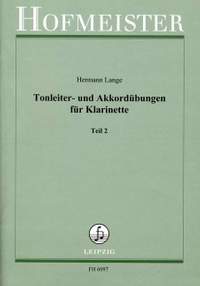 Lange, H: Tonleiter- und Akkordübungen für Klarinette Part 2