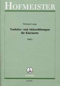Lange, H: Tonleiter- und Akkordübungen für Klarinette Part 2