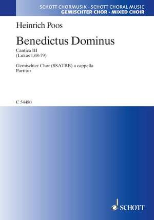 Poos, H: Benedictus Dominus