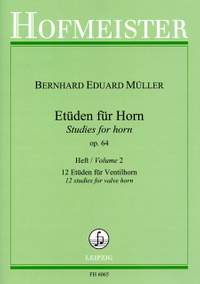 Mueller, B E: Studies for Horn op. 64 Book 2