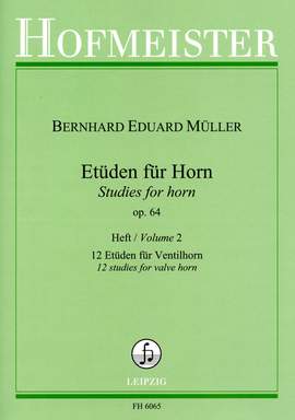 Mueller, B E: Etüden für Horn op. 64 Book 2