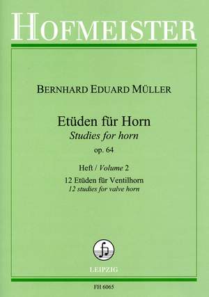 Mueller, B E: Etüden für Horn op. 64 Book 2