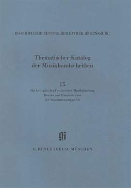 Bischöfliche Zentralbibliothek Regensburg: Die Liturgika der Proskeschen Musikabteilung KBM 14/15