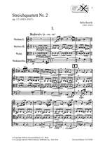 Bartók, Béla: String Quartet No. 2 op. 17 Product Image