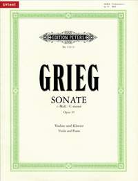 Grieg, E: Sonate Nr. 3 c-Moll op. 45