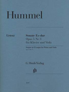 Hummel, J N: Sonata E flat major op. 5/3