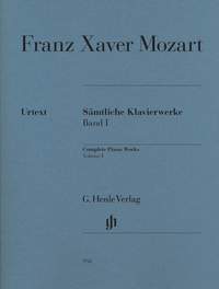 Mozart, F X W: Complete Piano Works Volume I