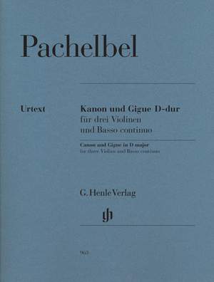 Pachelbel, J: Canon and Gigue D major