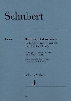 Schubert: The Shepherd on the Rock