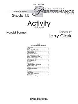 Harold Bennett: Activity (March)