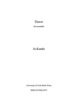 Jo Kondo: Dawn