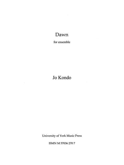 Jo Kondo: Dawn