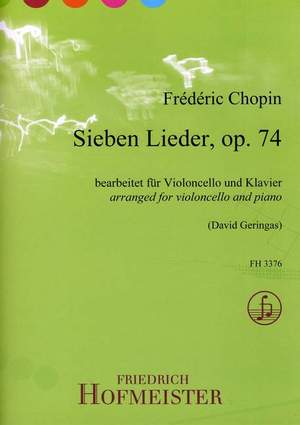 Chopin, F: Sieben Lieder op. 74