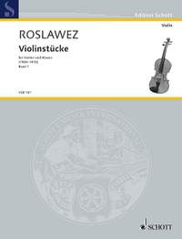 Roslavets, N A: Violin Pieces