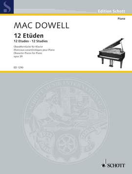 MacDowell, E: 12 Etüden op. 39