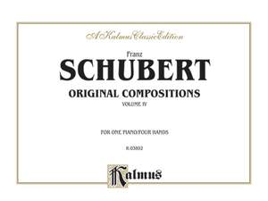 Franz Schubert: Original Compositions for Four Hands, Volume IV