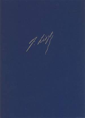 Liszt: Années de Pelerinage - Second Year (Italy) - Earlier Versions (hardback)