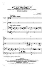 Any Way You Want It: Journey's Greatest Hits SATB Product Image