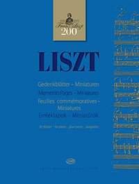 Liszt, Franz: Memento Pages - Miniatures (piano)