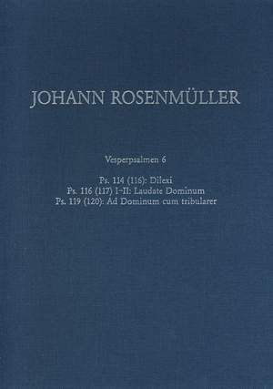 Rosenmueller, J: Psalm 114, Psalm 116 & Psalm 119
