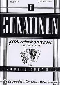 Leopold Kubanek: Sechs Sonatinen Fur Akkordeon