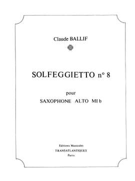 Claude Ballif: Solfeggietto N°8 Op.36