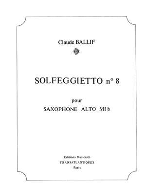 Claude Ballif: Solfeggietto N°8 Op.36