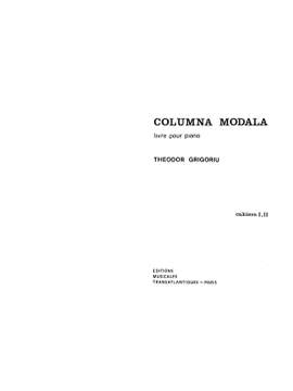 Theodor Grigoriu: Columna Modala