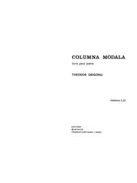 Theodor Grigoriu: Columna Modala