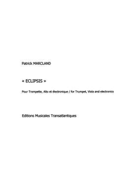 Patrick Marcland: Eclipsis (inc. CD)