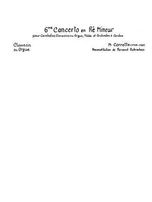 Michel Corrette: 6eme Concerto En Ré Mineur